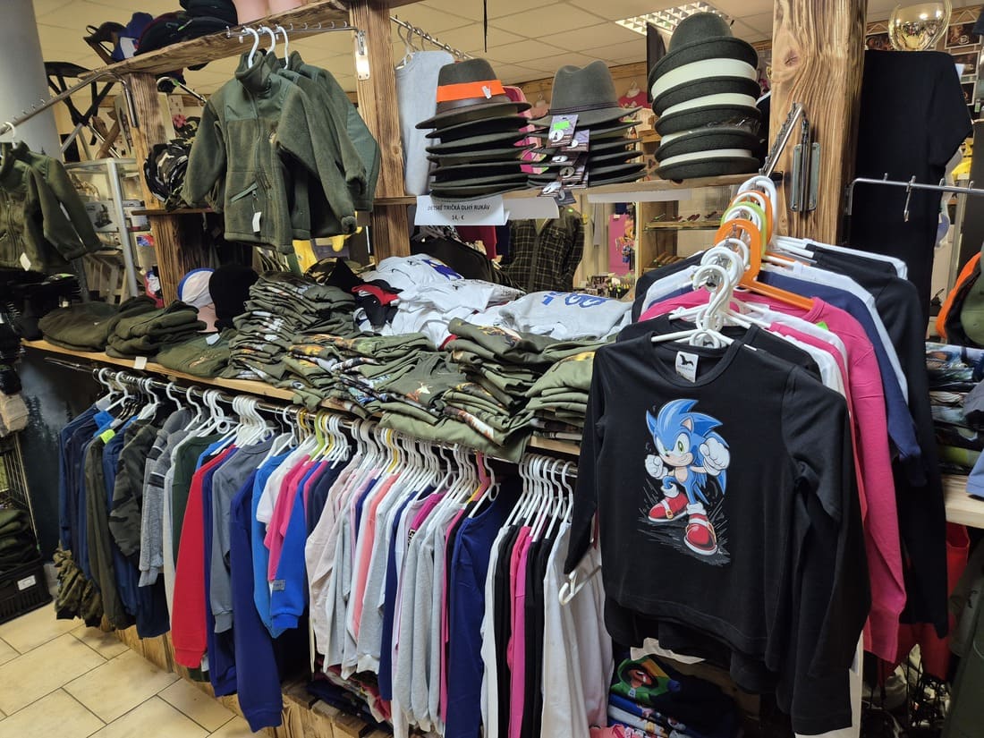 Virginiashop predajňa 20 mk